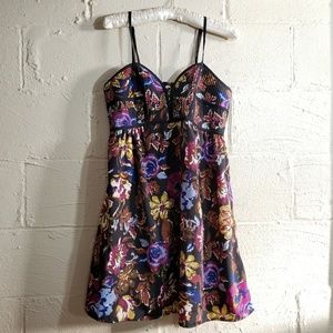 Xhilaration a-line floral dress
